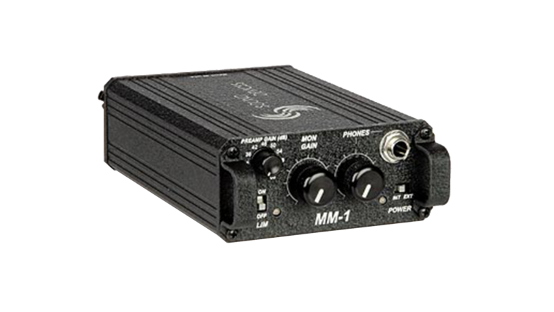 Sound Devices MM-1 Захранван с батерия микрофонен предусилвател със слушалков мониторинг