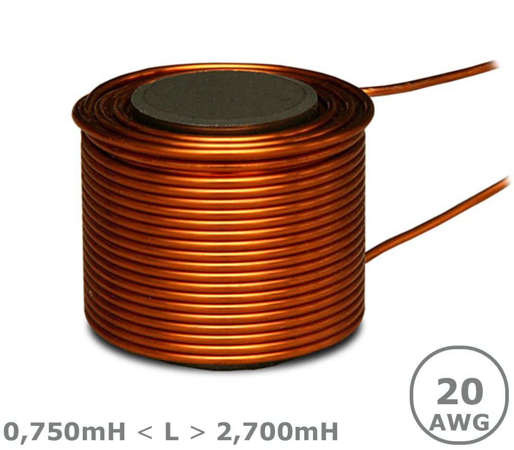 Jantzen Audio Iron Core Coil 0,750 - 2,700mH 20AWG